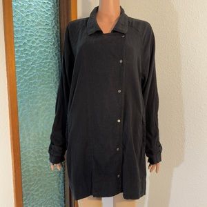 BDG Urban Outfitters Linen Blend Button Down Jacket | Size L